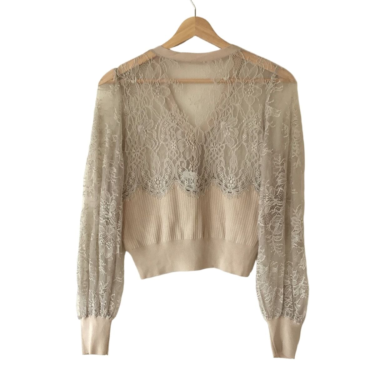 FRAY I.D フレイアイディー カーディガン サイズF レディース - ベージュ 長袖