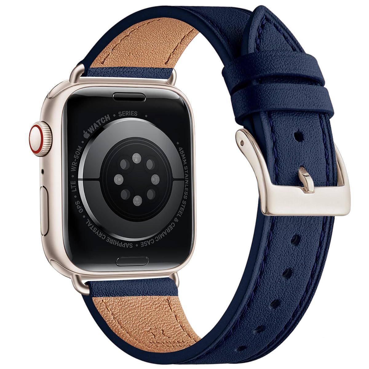 【特価セール】バンド 本革製 レザー バンド おしゃれバンド iWatch アップルウォッチ Ultra2/Ultra Series 9/8/7/6/5/4/3/2/1/SE/SE2に全機種対応 Watch 交換ベルト 男女兼用 Apple プレゼント ビジネ