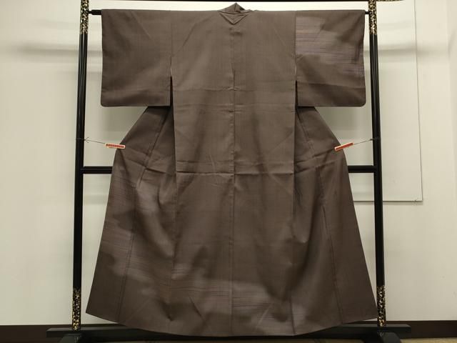 平和屋着物○染色家 岩浅公展 訪問着 紬地 霞文 正絹 逸品 CAAS0347th  