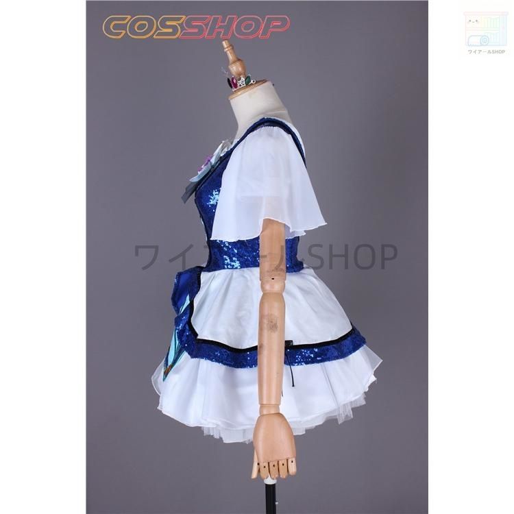 ラブライブ!サンシャイン!! WATER BLUE NEW WORLD 小原 鞠莉 おはら まり 風 コスプレ衣装 cosplay 仮装イベント アニメ パーティー