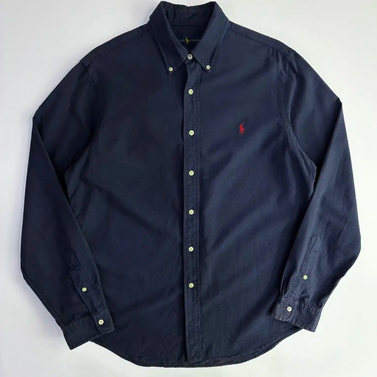POLO ポロ ラルフローレン 新モデル 刺繍 ダークネイビー 刺繍 シャツ