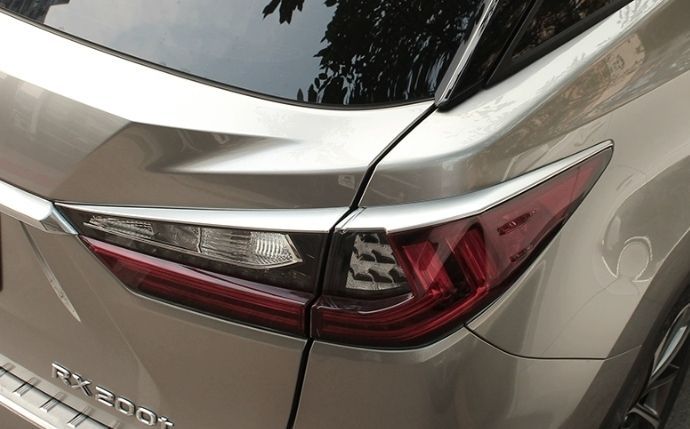 レクサス RX 2016-2018年 RX200T RX300 RX450 ライトカバー テールランプ ガーニッシュ 4個 ABS FFCRYSTALESIA_COM