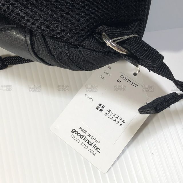 CONNA DESIGN ラウンドショルダーバッグ ウエストポーチ ブラック メルカリShops