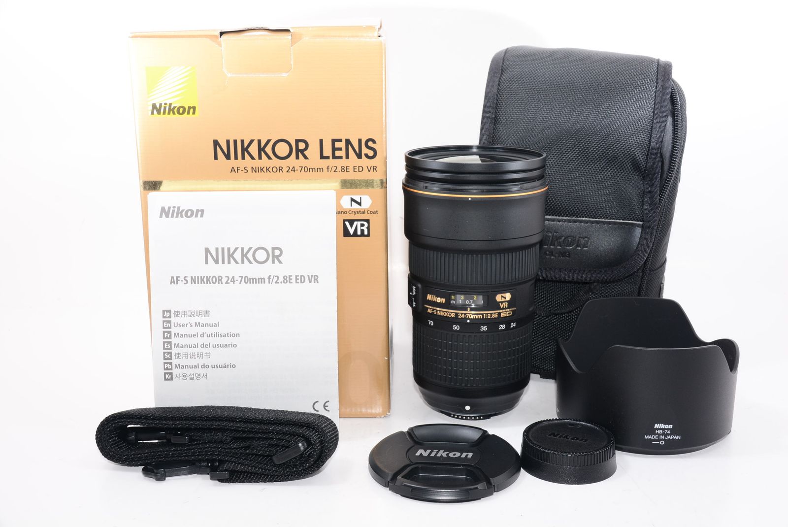 外観特上級】Nikon 標準ズームレンズAF-S NIKKOR 24-70mm f/2.8E ED VR