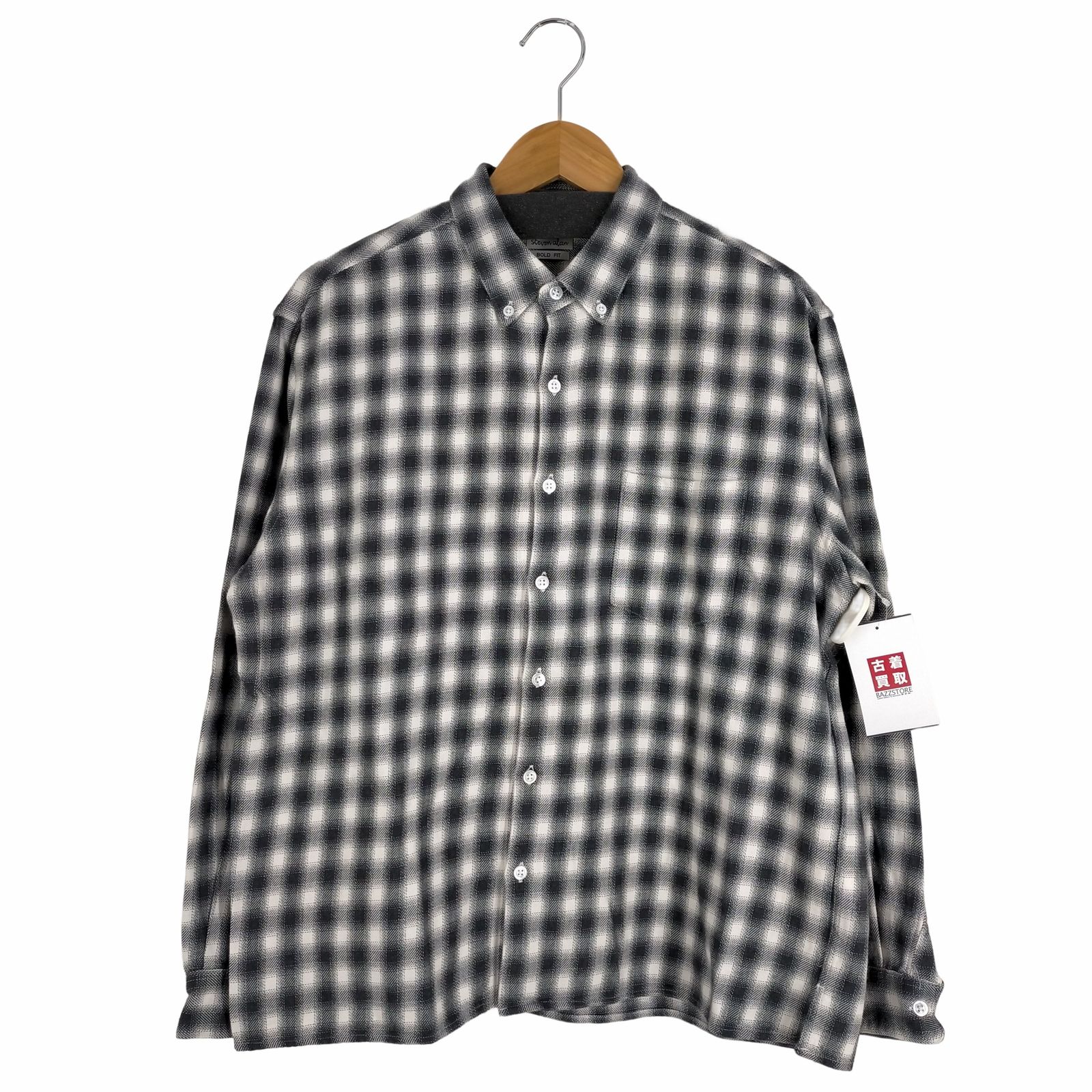 スティーブンアラン Steven Alan TOP CHECK BOX REGULAR COLLAR SHIRT