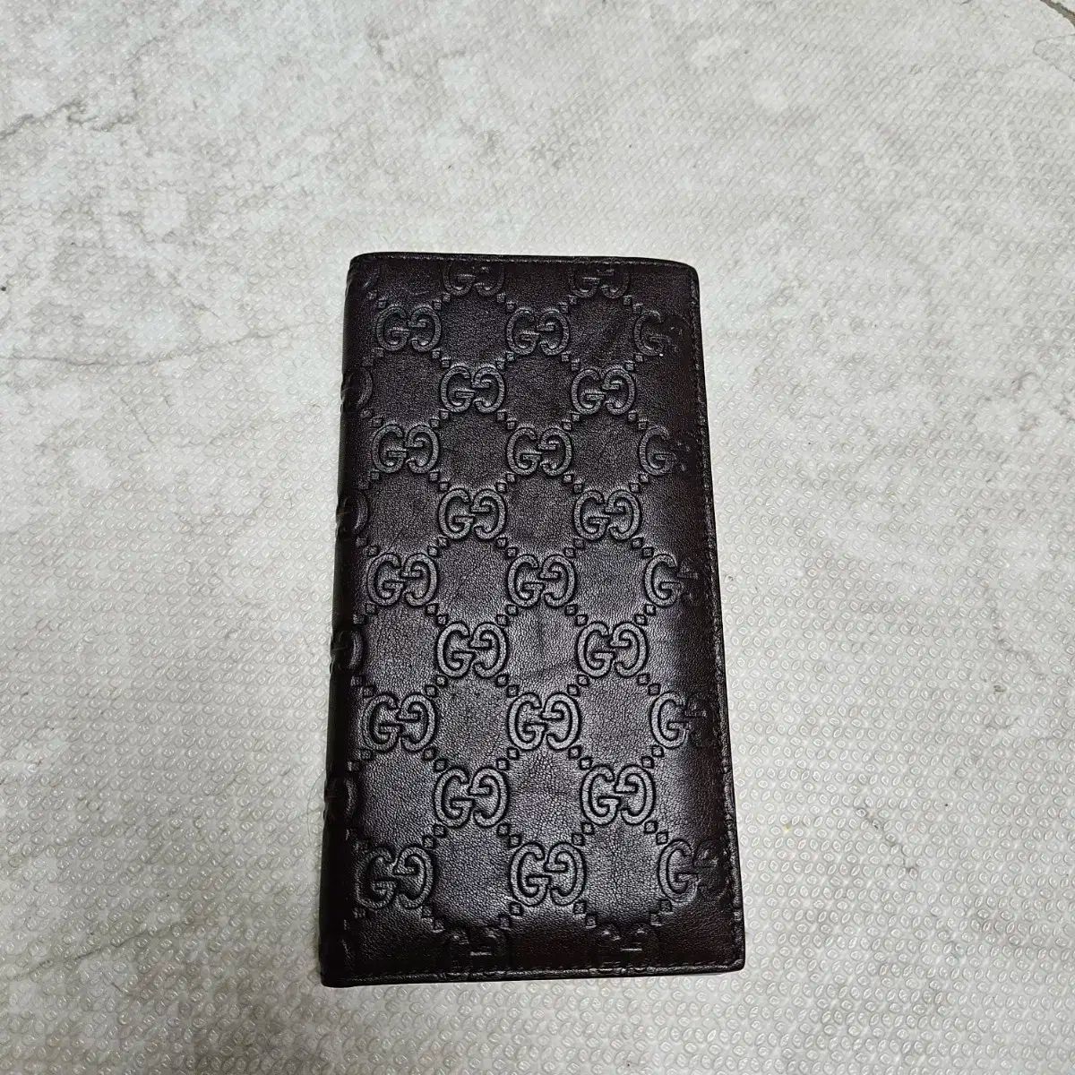 GUCCI グッチ GG ロゴ マイクロシマ 長財布