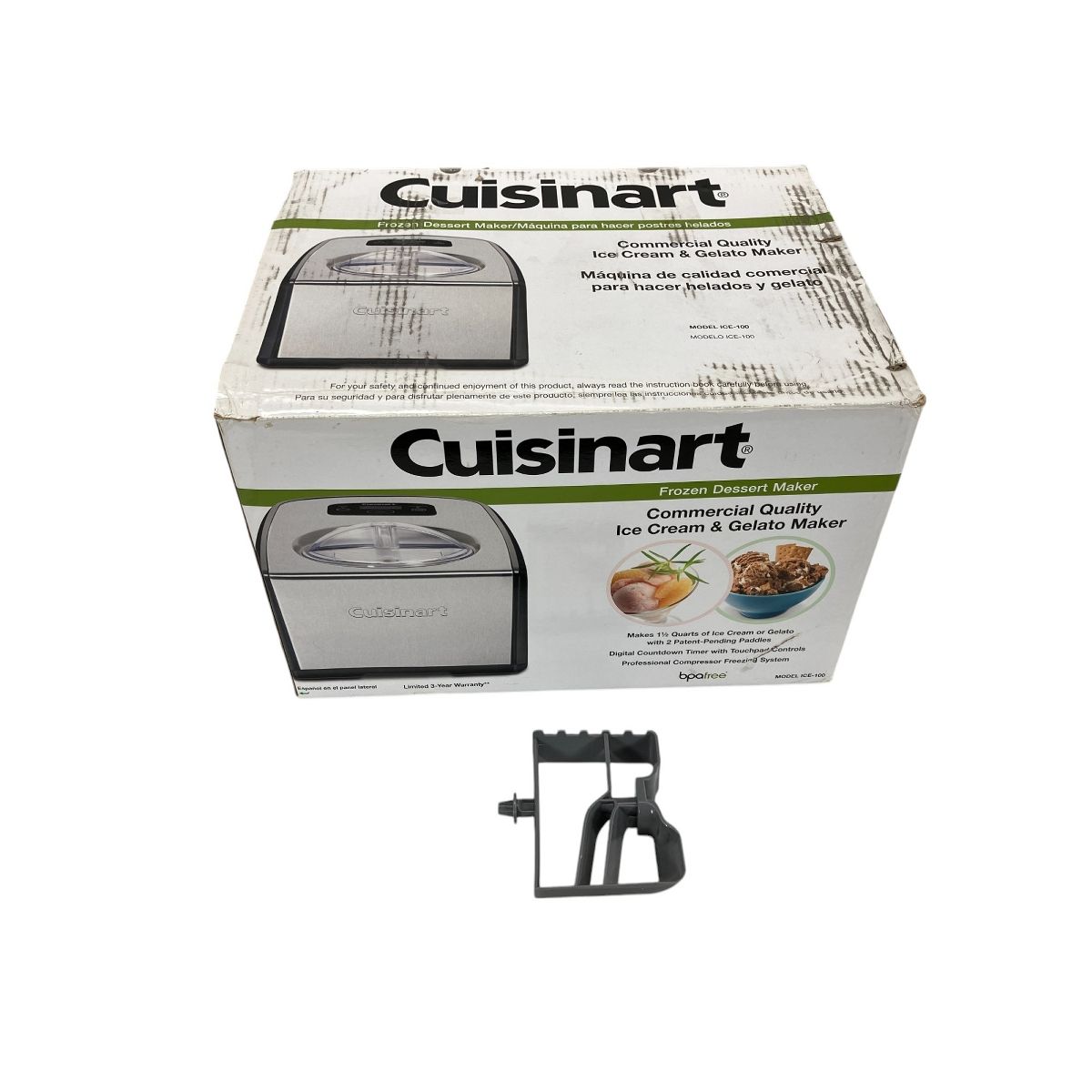 Cuisinart ICE-100 アイスクリーム ジェラートメーカー クイジナート 