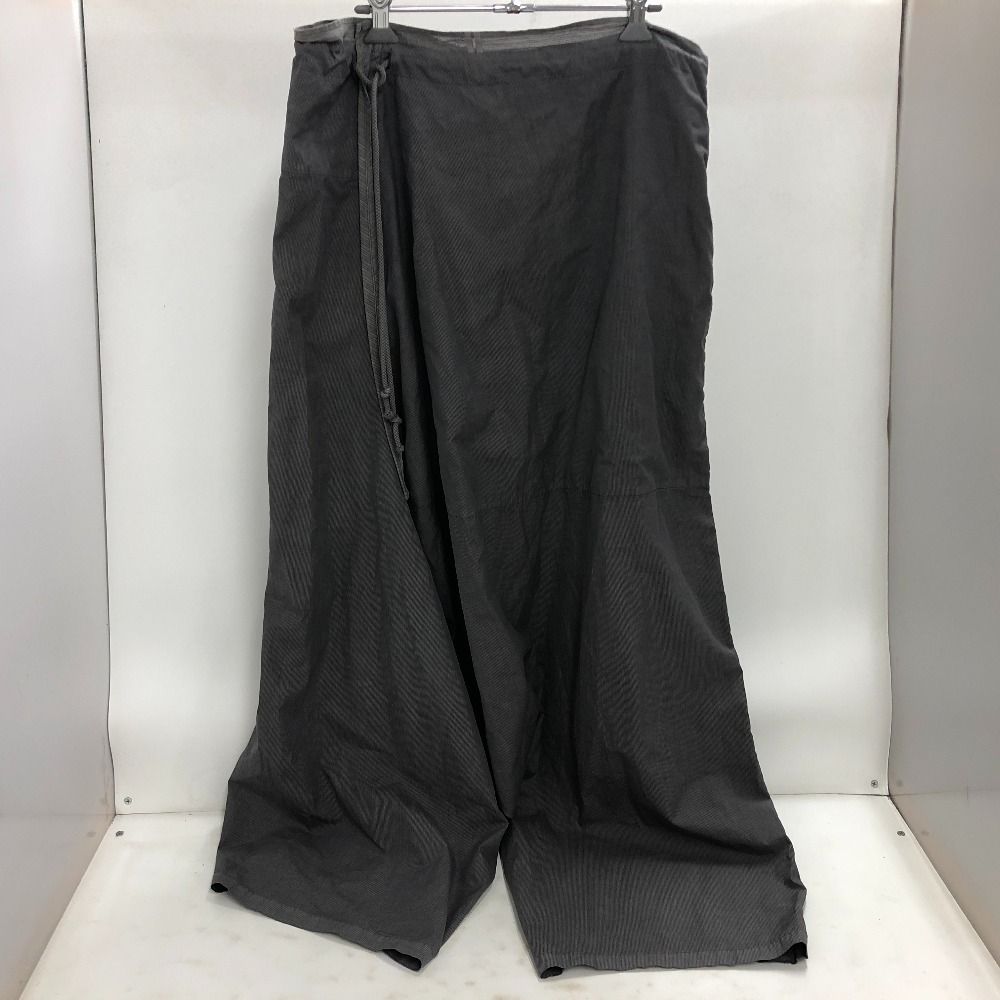 02w05763 ヨウジヤマモト Yohji Yamamoto  グレー  日本製 メンズ  サイズ2  サルエルパンツ  コットン  FC-P07-803  【中古品】