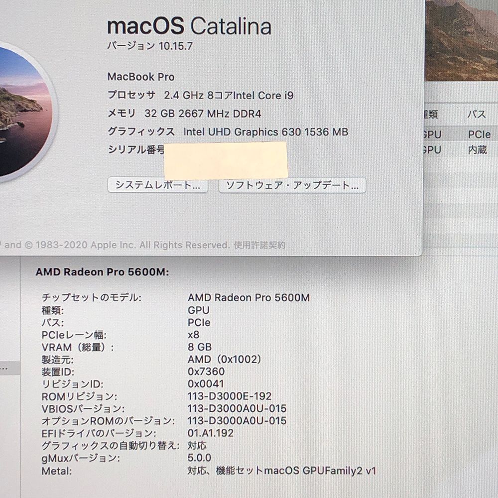 Apple - ◆ジャンク品・本体のみ◆Apple MacBook Pro (16インチ 2019)【Radeon Pro 5600M・i9・32GB・2TB】★画面割れ（欠け） 他 A2141 EMC3347/LT-JUNK-250896（323617） Amazon.co.jp: 【整備済み品】Apple MacBook Pro 2019(16インチ