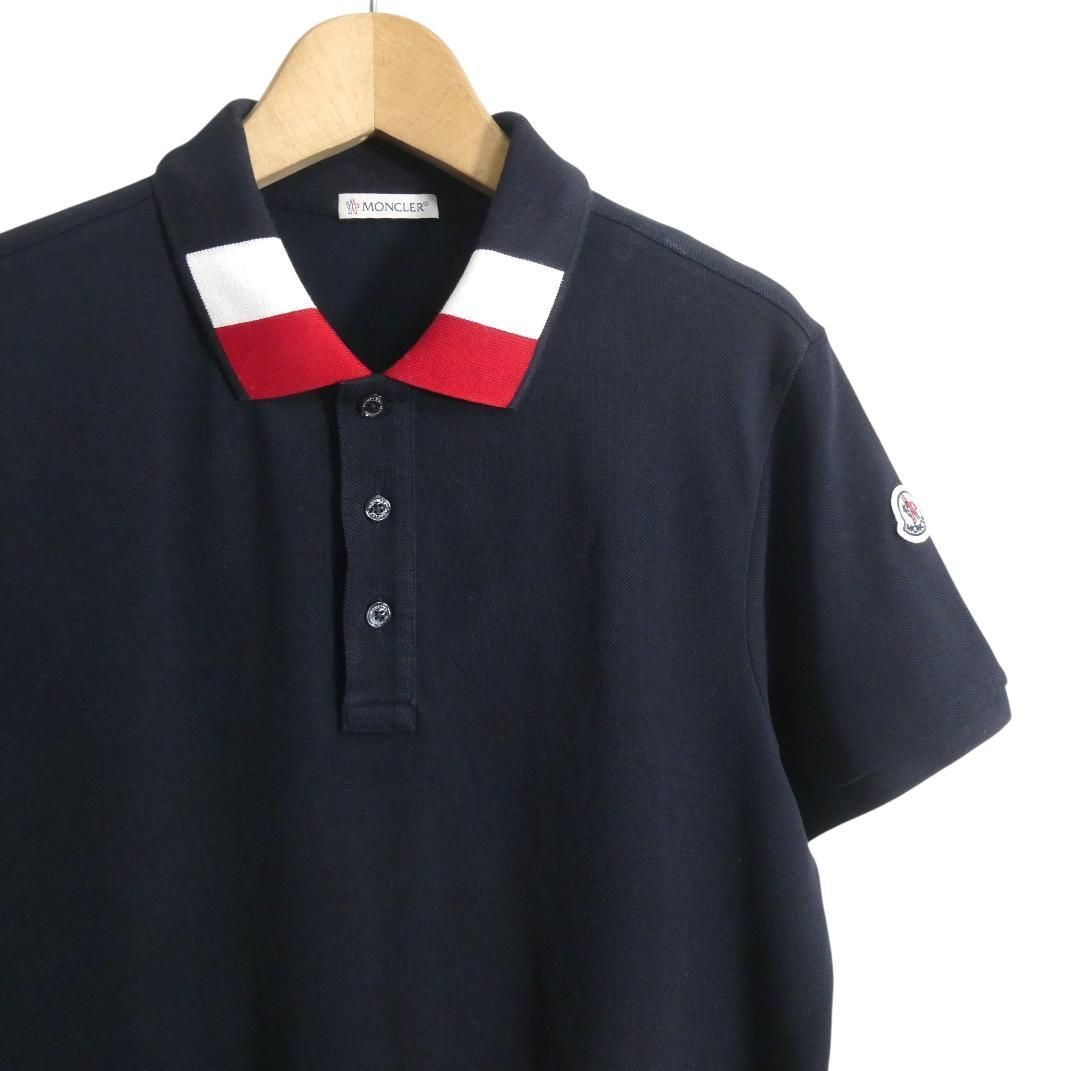 モンクレール トリコロール フェルト ロゴ ワッペン Tシャツ 半袖 3Lサイズ モンクレール トリコロール フェルト ロゴ ワッペン Tシャツ 半袖 3Lサイズ