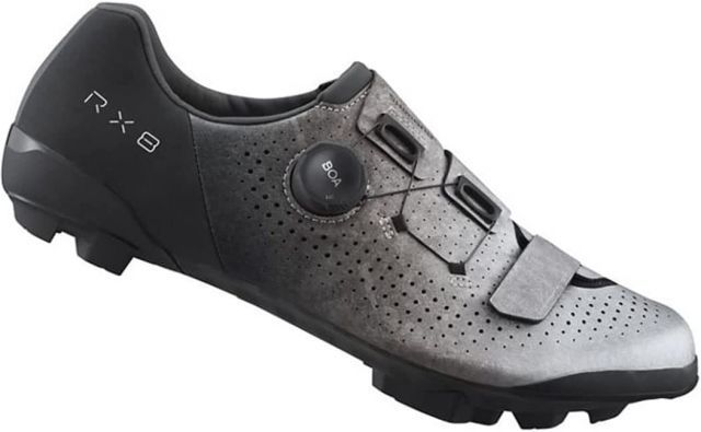 [最短即日発送]  シマノ(SHIMANO) RX8 シルバー 40.0 (25.2cm)  (SH-RX801) グラベル/アドベンチャーSPD シューズ ESHRX801MCS01S40000  送料無料