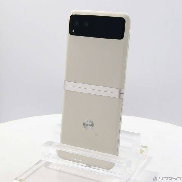 新品未使用品motorola razr 40 本体　未開封　バニラクリーム 未使用品〕 未使用品 motorola razr 40 256GB バニラクリーム