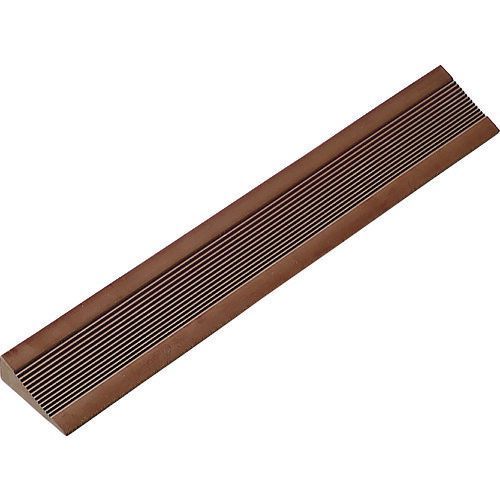 緑十字　段差用スロープ　段差マット－２８Ｔ　高さ２８ｍｍ×全長４５０ｍｍ　裏面テープ付　ゴム製