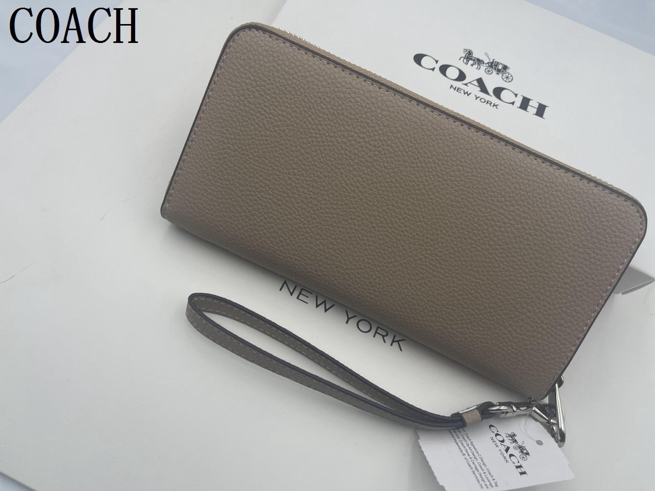 コーチ COACH 長財布 財布 シグネチャー アコーディオンラウンドジップ 