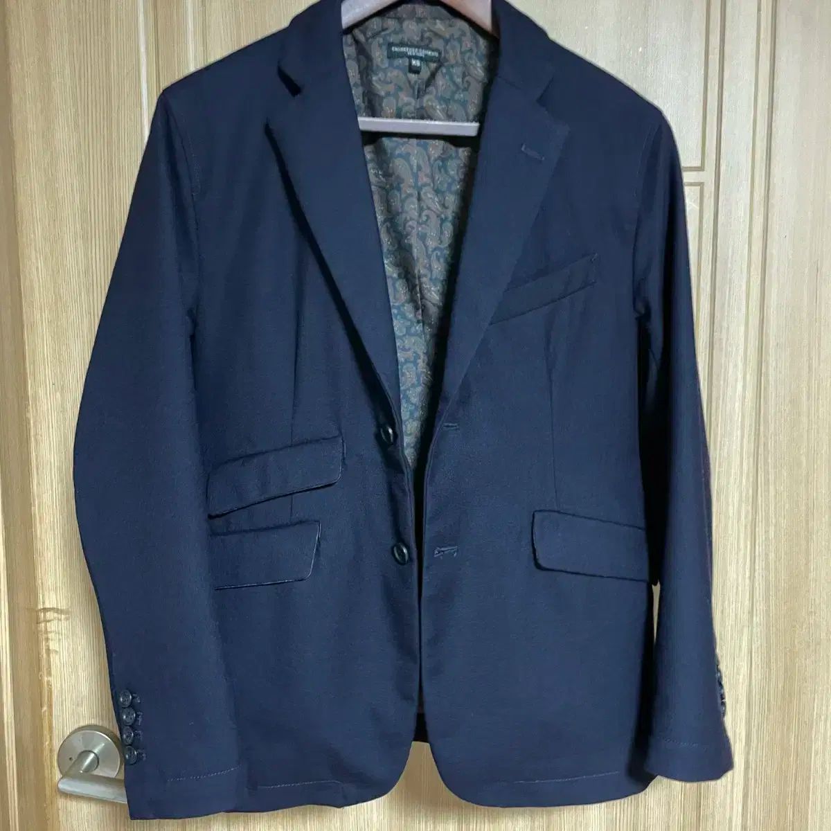 【雷市場（ポンジャン）商品韓国直送】 ENGINEERED GARMENTS(エンジニアードガーメンツ) ガーメント ウール ジャケット ネイビー