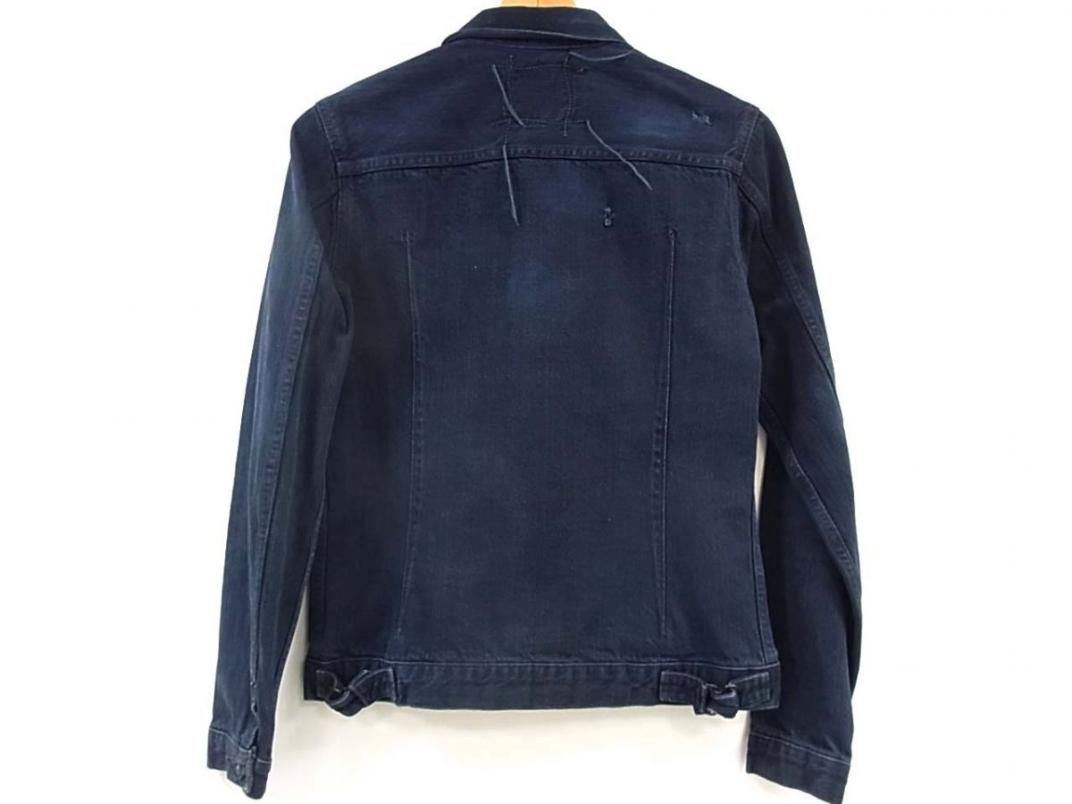 定価25,000円◇KURO クロ 1stタイプ ジージャン 後染め USED加工 