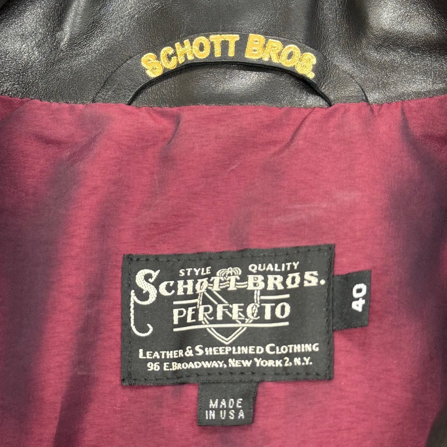 参考上代187000円 SCHOTT 632US NEW CARCOAT 632ユーエス ニュー