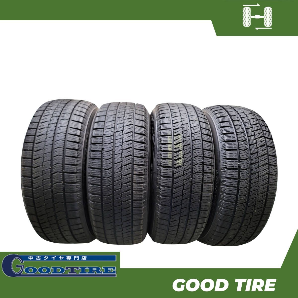 215 60R16 ブリヂストン BLIZZAK VRX2 冬用 4本セット 7.5分山 タイヤ タイヤ オデッセイ エスティマ クラウン 6871