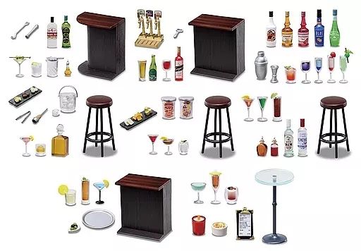 トレーディングフィギュア 全8種セット ぷちサンプル Bar Tiny