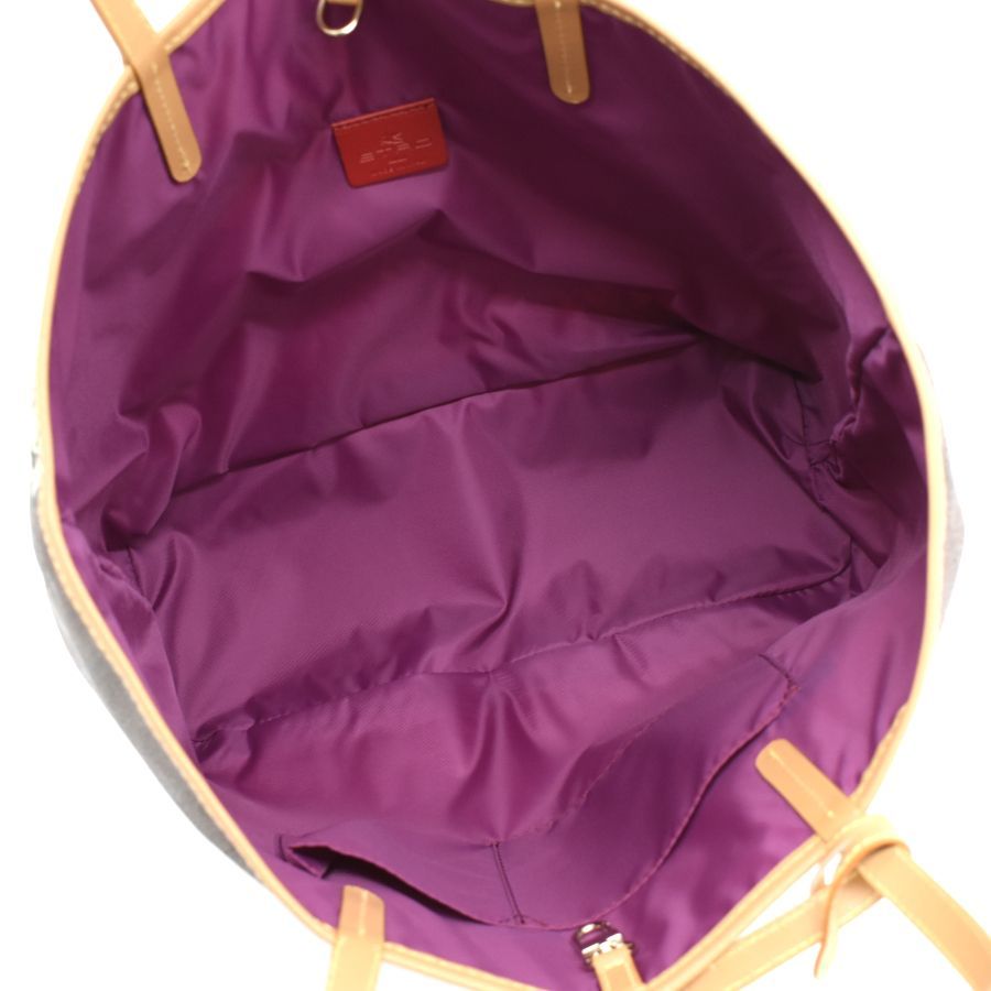 エトロ|トートバッグ|PVC|レザー|フローラル|ブラウン|ETRO