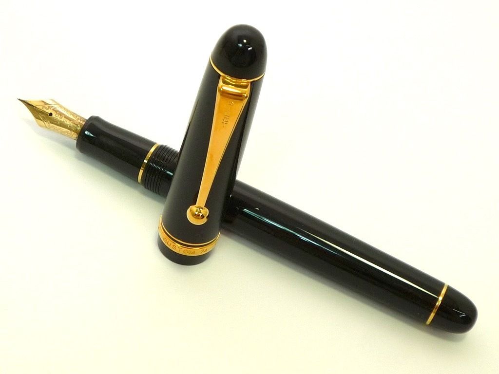 パイロット PILOT 万年筆 14K 14金 CUSTOM 74 カスタム 585 5 (F) 細字