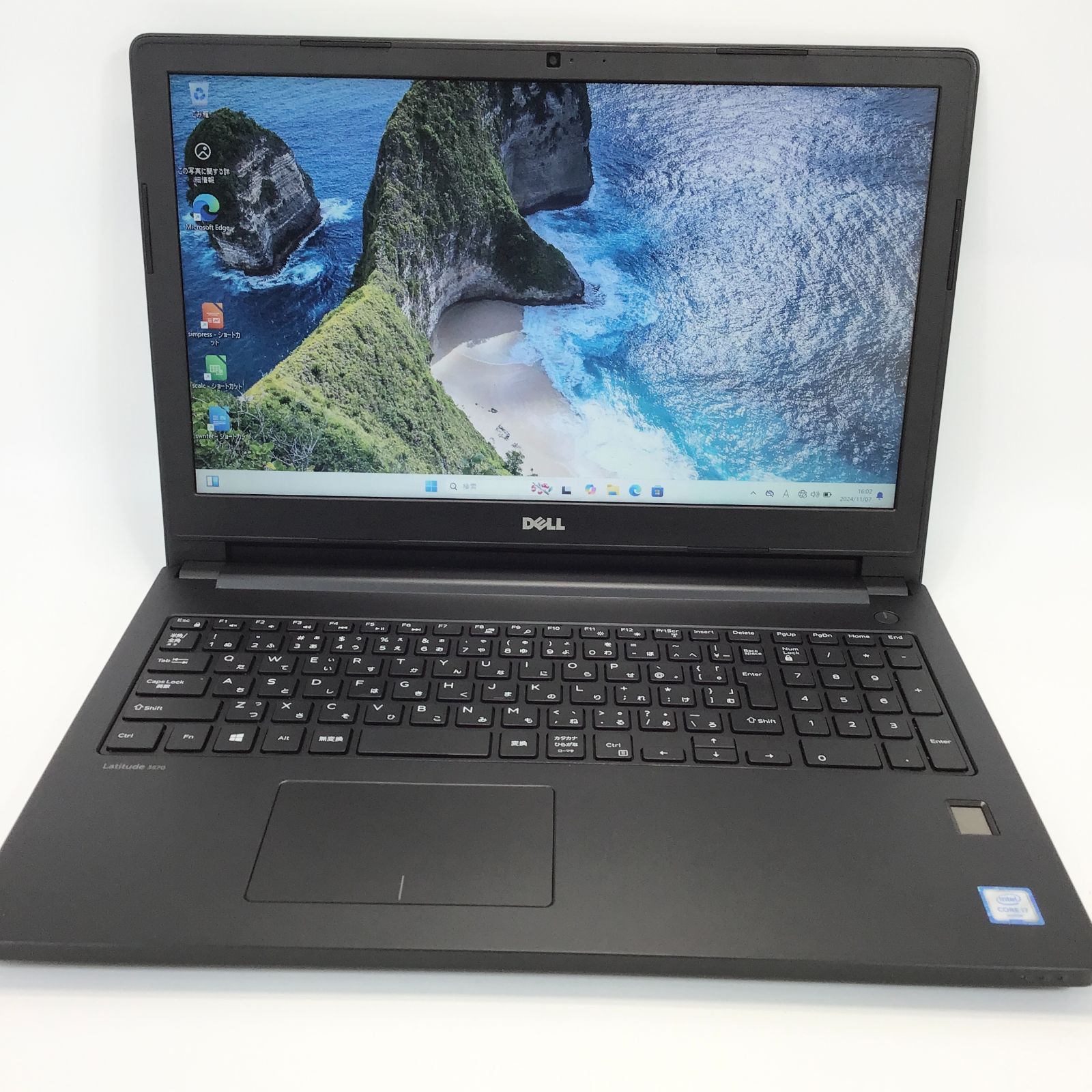 在庫処分今だけSALE価格送料無料Windows11 Pro DELL Latitude 357015.6インチ第6世代 Core i7メモリ8GB新品SSD無線Webカメラofficeノートパソコン【N1】