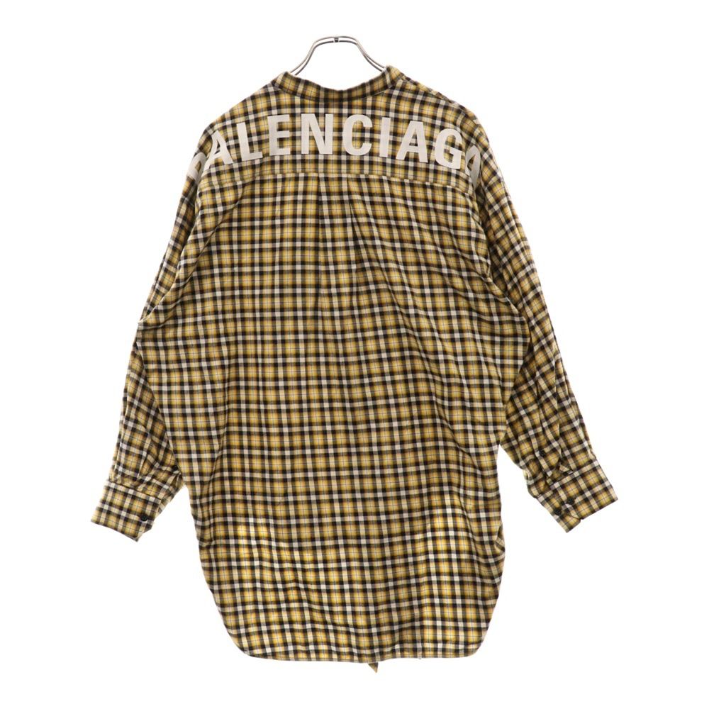 BALENCIAGA (バレンシアガ) 18SS バックロゴ リボン チェック ボウタイ