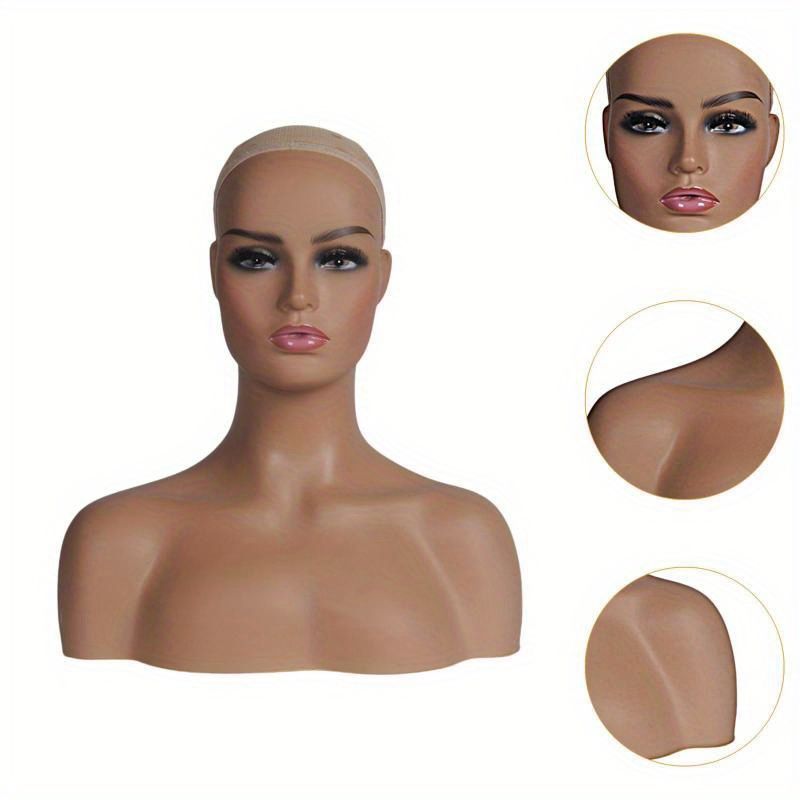 化粧品＆ジュエリー用リアルな女性マネキンヘッドディスプレイスタンド