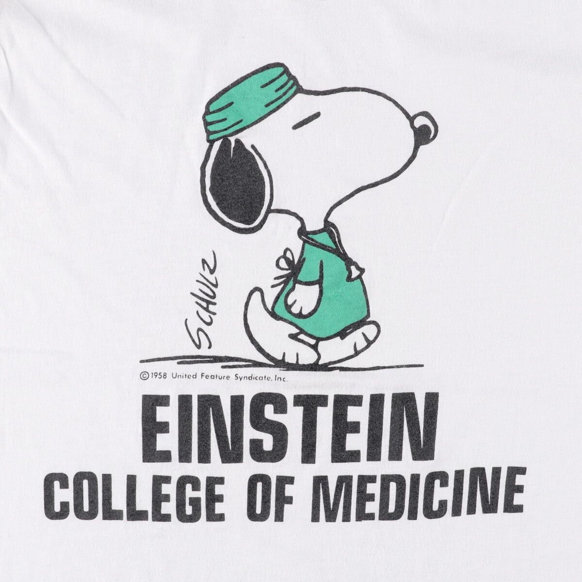 スヌーピー キャラクタープリントTシャツ