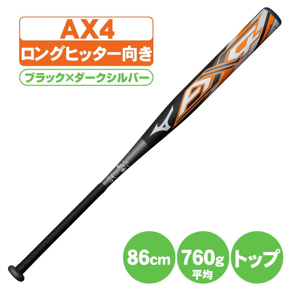 ソフトボールバット 3号 ax4 ミズノ ソフト3号ゴムボール用バット AX4 1cjfs326