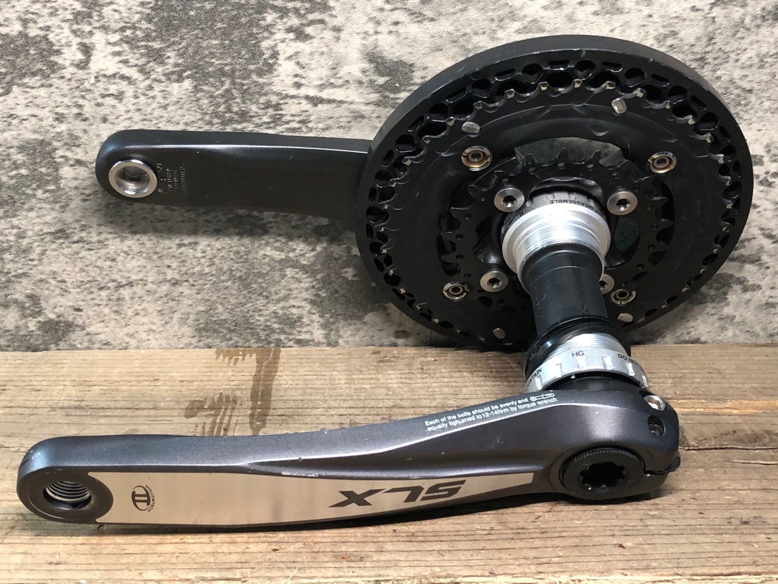 II821 シマノ SHIMANO SLX FC-M665 クランクセット 175mm 36 22T