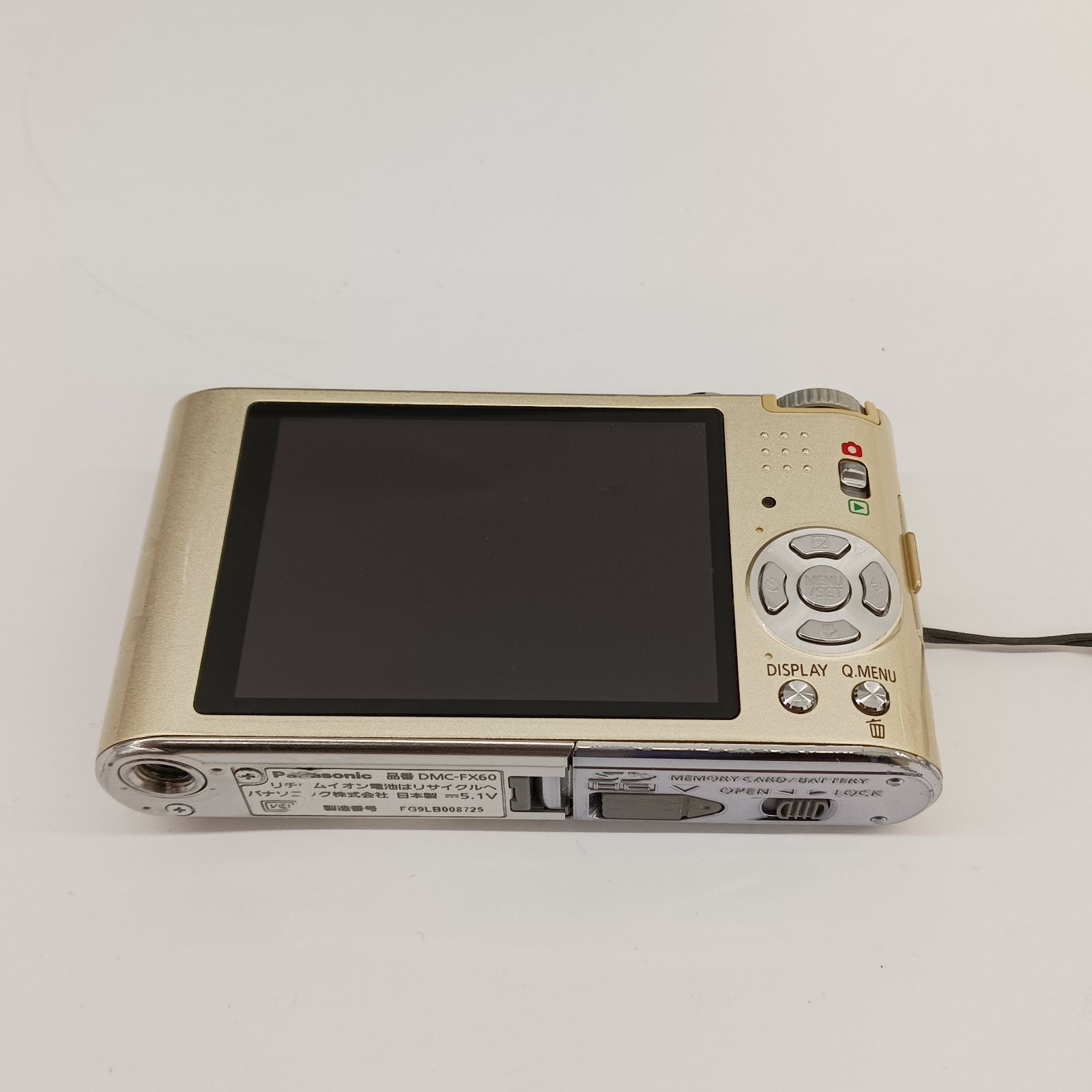 Panasonic LUMIX FX60 ゴールド Panasonic LUMIX DMC-FX60