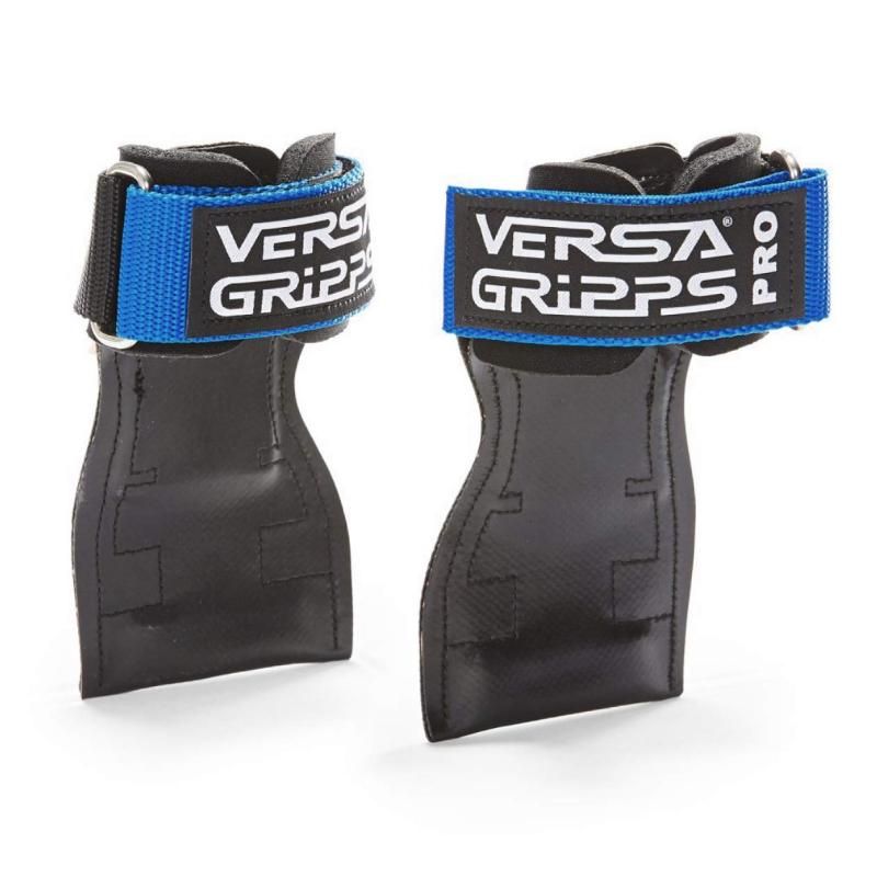 Versa Gripps PRO パワーグリップ 筋力トレーニング リストラップ made in the USA Blue|青 SM-15.6-18.0cm