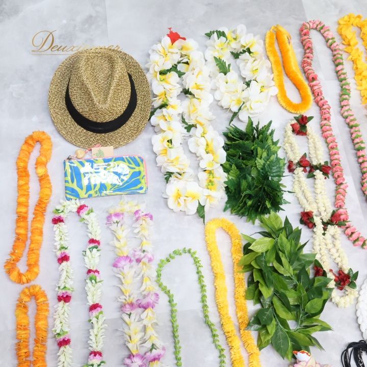 フラダンス 小物 小道具 まとめ売り 全65点 セット カラフル ネックレス フラワーレイ リーフレイ 髪飾り 頭飾り ハット ポーチ タヒチアン 舞台 アクセサリー 民族舞踊 舞台衣装 フラダンスセット 小道具セット ダンス用品 小物セット フラワー WHITEMONARCHHOTEL_COM