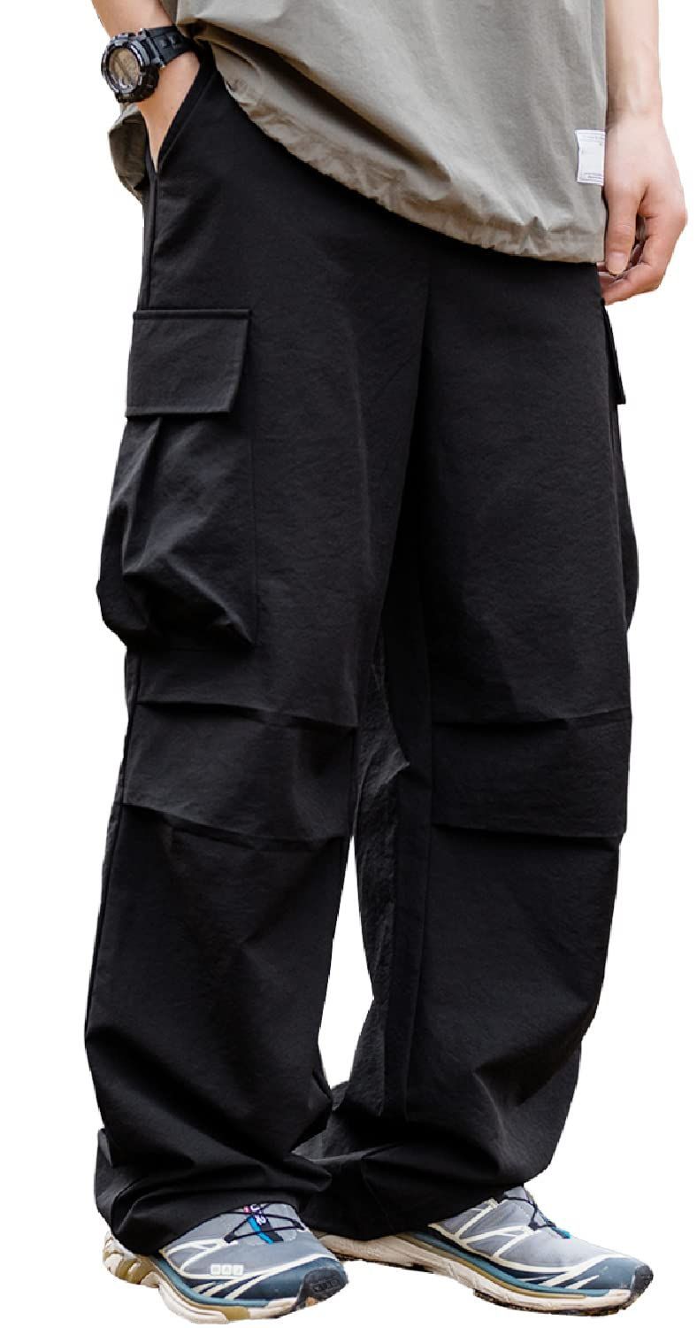 ANONIE カーゴパンツ メンズ ズボン 夏用 大きいサイズ ゆったり 作業着 ズボン ワークパンツ 男性 多機能 大きいサイズ 調整紐  ウエストゴム アウトドア ロングパンツ メルカリShops
