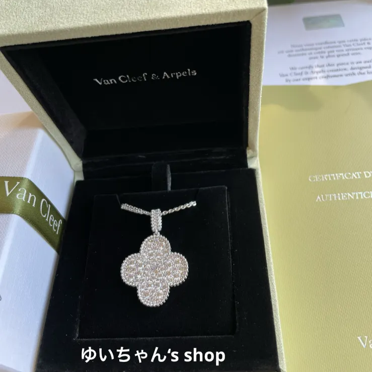 VanCleef＆Arpels　ヴァンクリーフ＆アーペル　アルハンブラ　マジック　ロング　ネックレス　シルバー