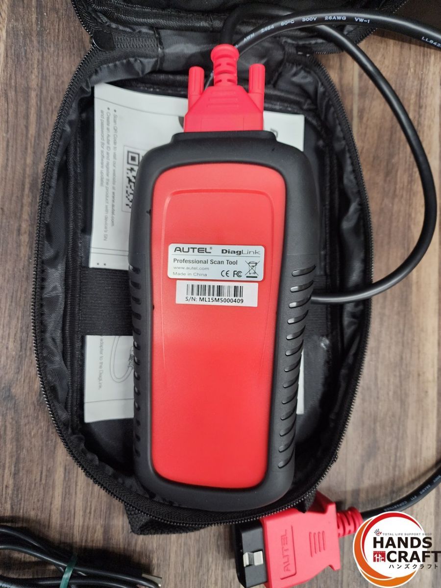 【中古】Autel Diaglink OBD2 故障診断機　通電の確認のみ行っています【ハンズクラフト熊本けやき通り店】【店頭取引限定】 ♭【ジャンク品】Autel Diaglink OBD2 故障診断機 通電確認のみの現状