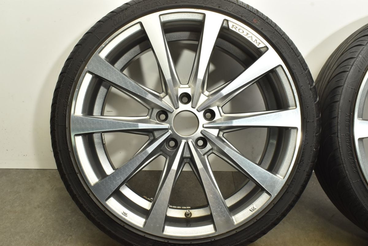 カスタム用に】ロジャム スレイヴ 19in 7.5J +50 PCD114.3 ナンカン 
