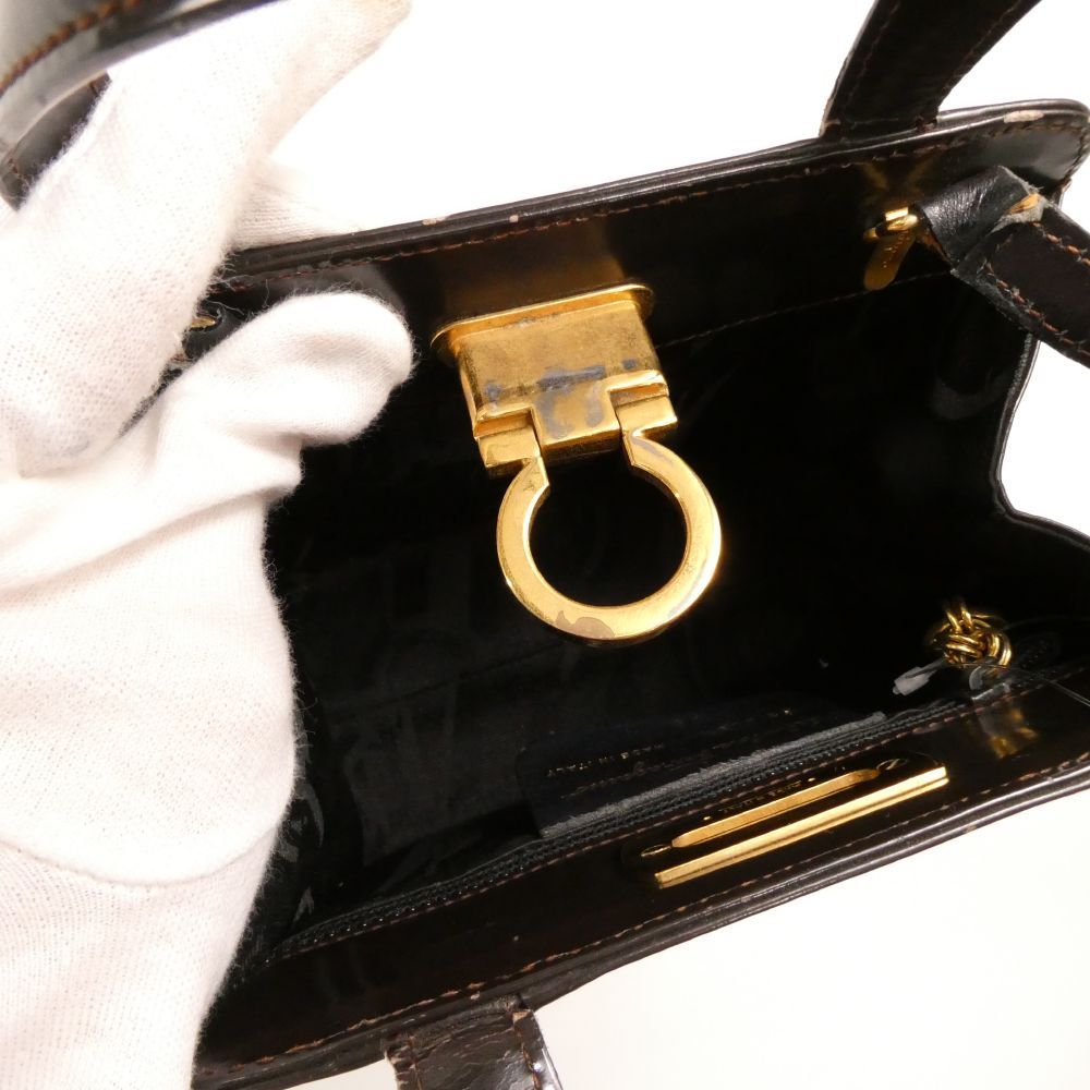 Salvatore Ferragamo フェラガモ ガンチーニ ハンドバッグ