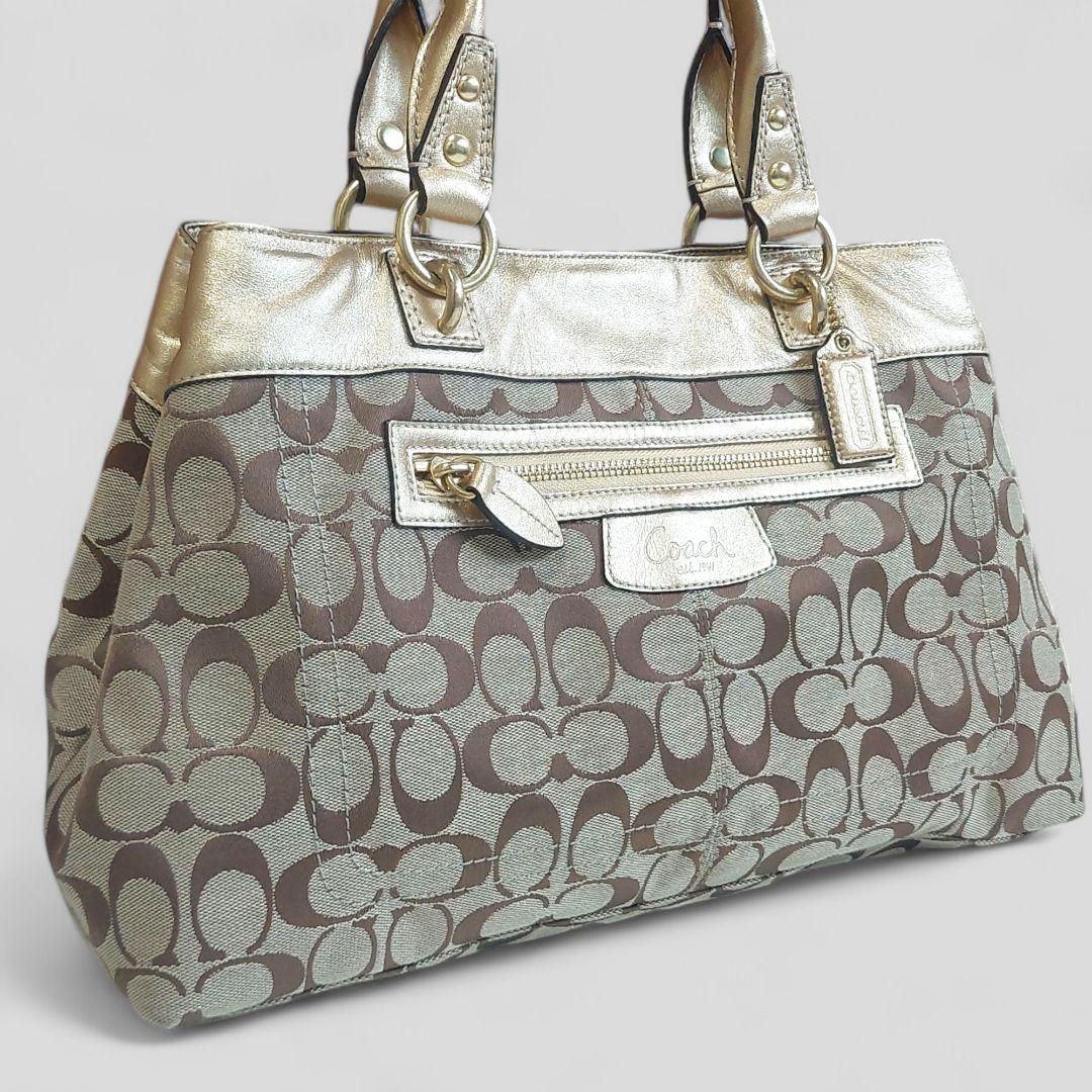 極美品 未使用級 COACH コーチ シグネチャー トートバッグ A4 ペネロピ 