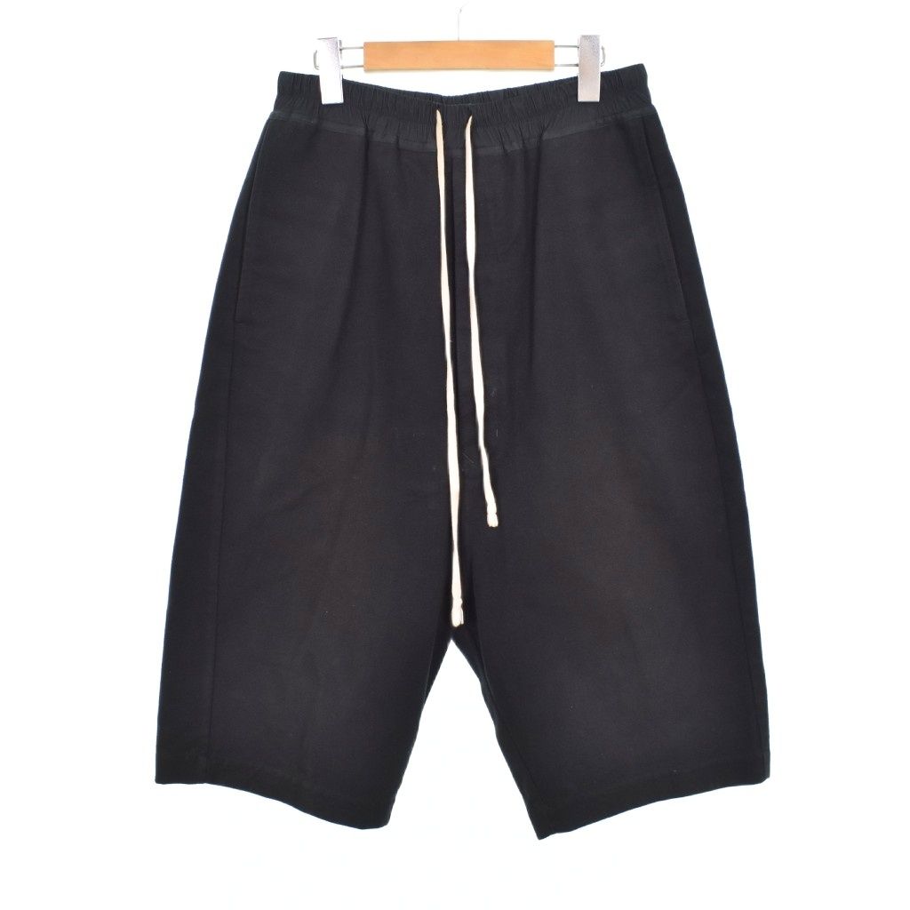 リックオウエンス Rick Owens KARLOFF SHORT ショートパンツ ショーツ 46 黒 ブラック RU19F4387-CF