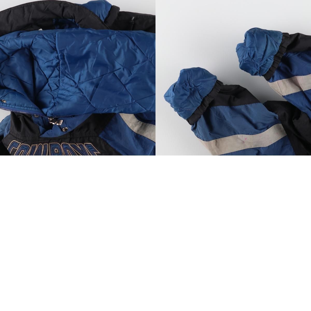 STARTER NFL ダラスカウボーイズ　中綿ジャケット　ハーフジップ 古着 90年代 スターター Starter NFL DALLAS COWBOYS ダラス