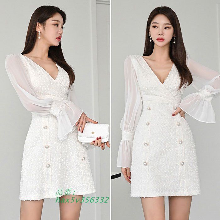 韓国 スーツワンピース