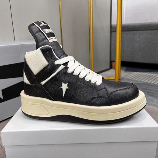 新品未使用✿RICK OWENS CONVERSE TURBOWPN MID リックオウエンス ダークシャドウ x コンバース ターボ ウェポン  男女兼用 スニーカー✿ - メルカリ