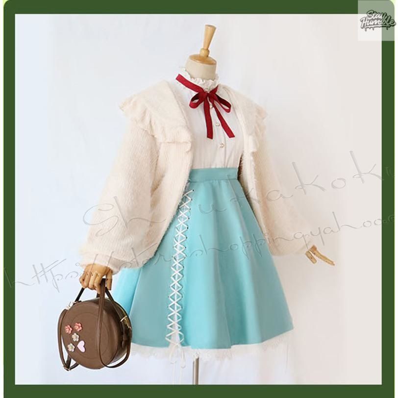 明日方舟 アークナイツ 風 スズラン本コスプレ衣装 ウィッグ cos靴 道具小物 ブーツ cosplayハロウィン仮装変装コスチューム