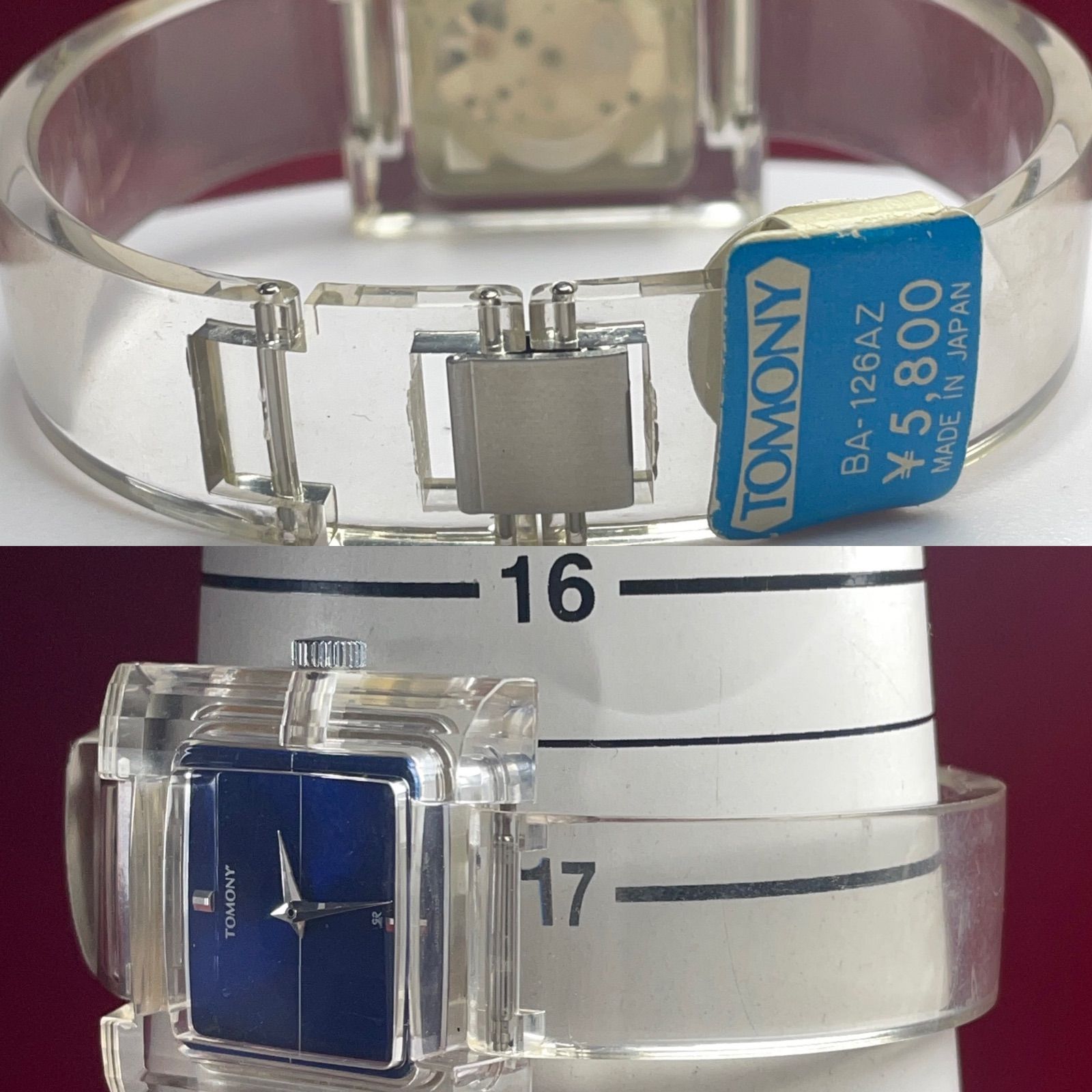 ☆デッドストック 珍品 70s SEIKO TOMONY 手巻 裏スケ 日本製