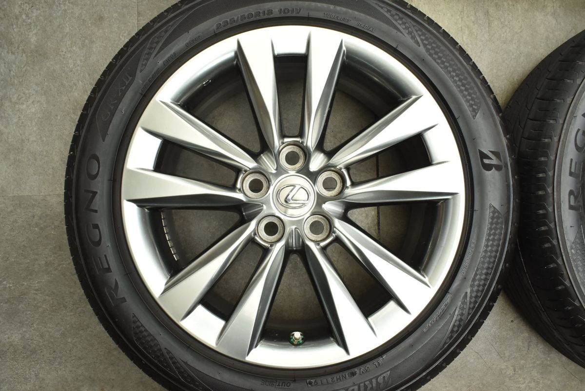 車 【交換用に】レクサス LS600h 純正オプション 18in 7.5J +32 PCD120 