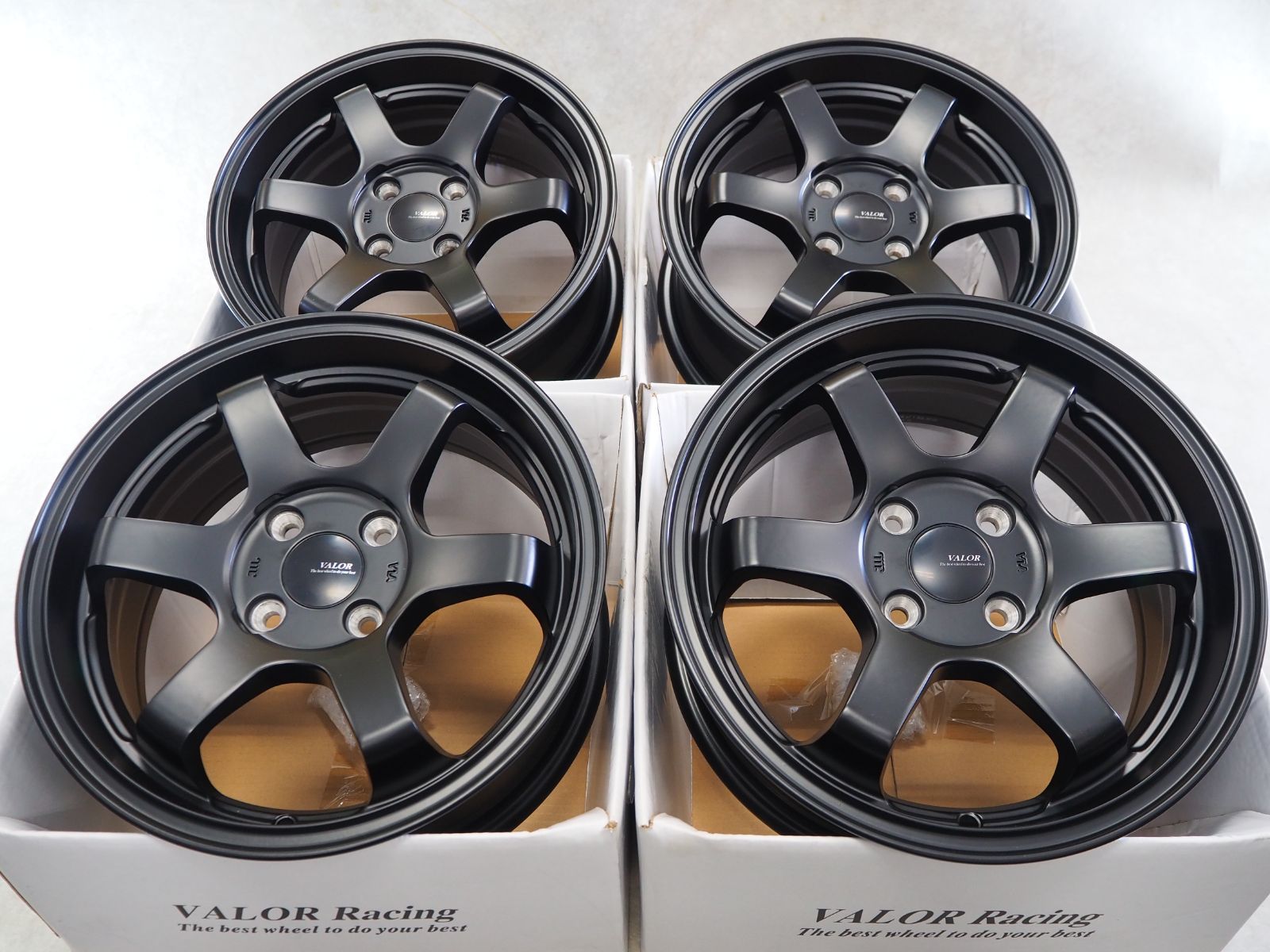 ディープコンケイブ VALOR Racing TS6R 15inch 6.5J 4-100 +38 MB