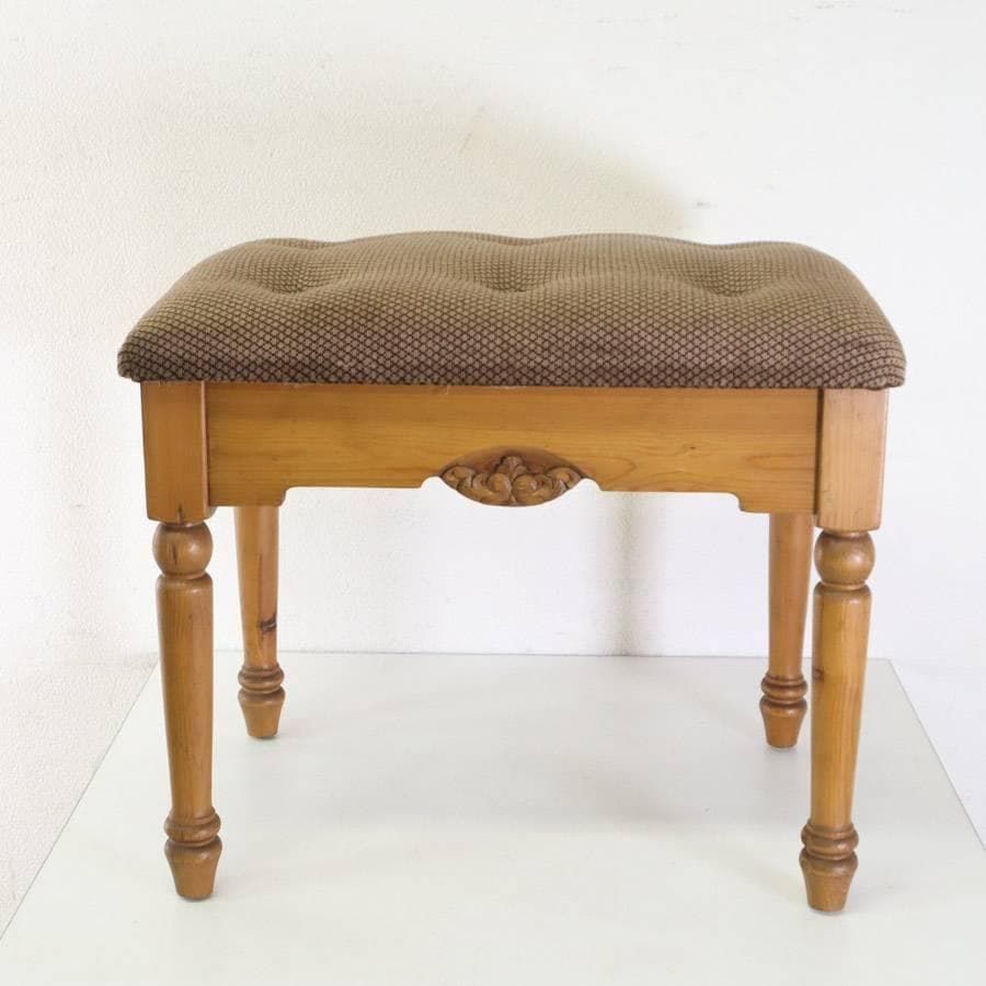 英国老舗家具 Jaycee Furniture アンティーク調 スツール M12652 245h19