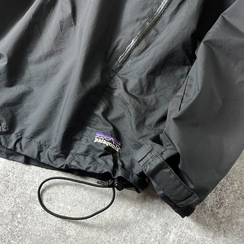 01年製 Patagonia エッセンシャル プルオーバー ジャケット M 黒 / 00s